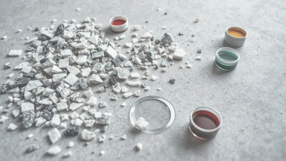 Jakie materiały wykorzystuje się do produkcji blatów konglomeratowych?