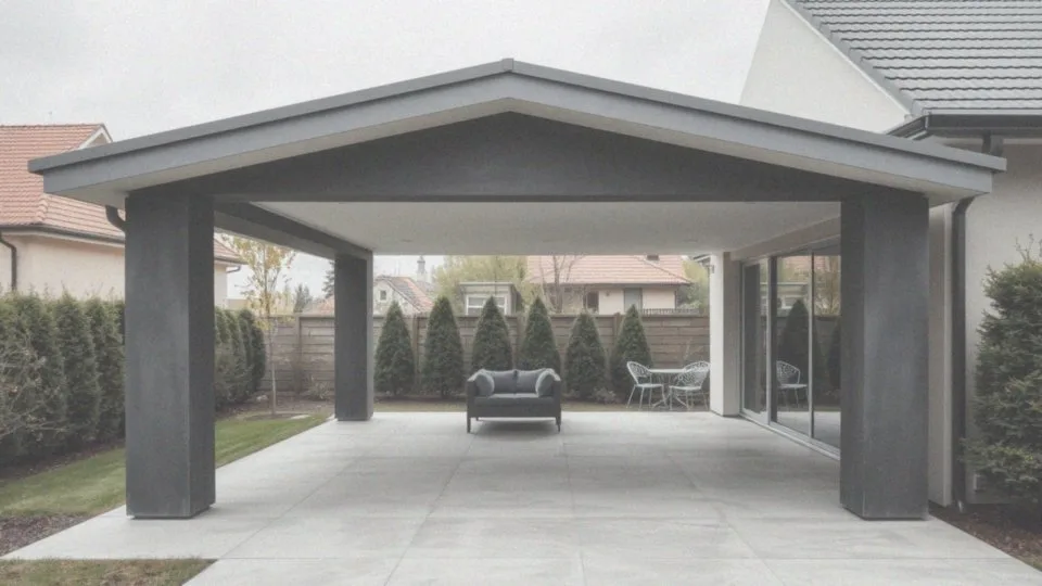 Czym jest taras zadaszony i jak wpływa na powierzchnię zabudowy?