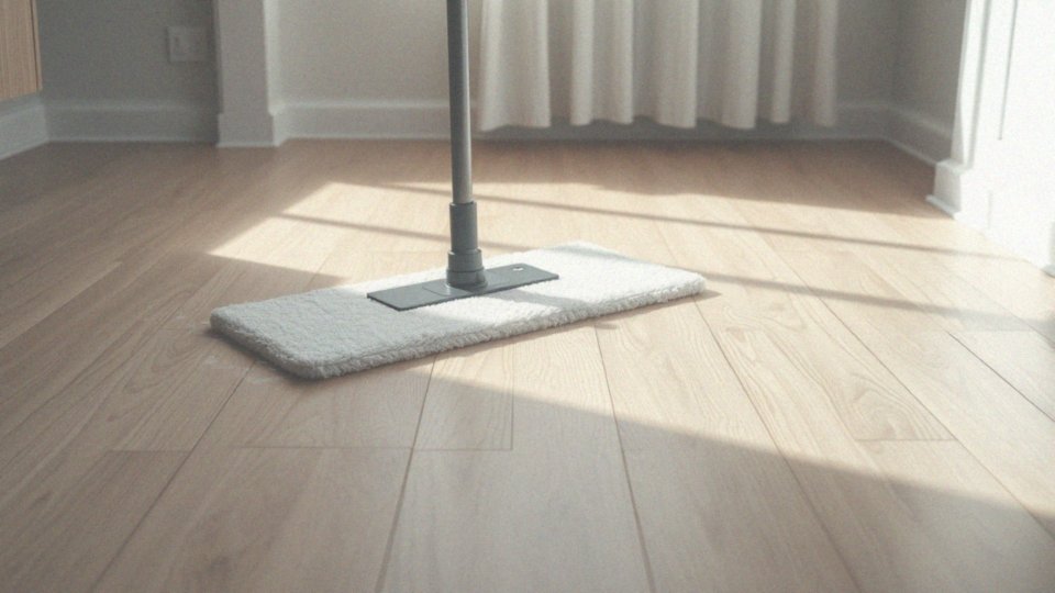 Jak minimalna ilość wody zmniejsza czas sch drying podłogi?
