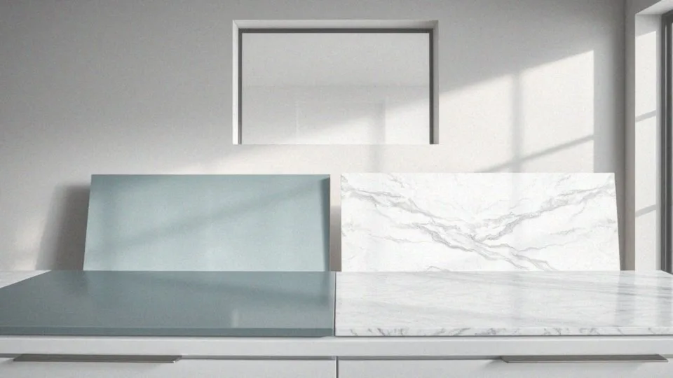 Jakie są preferencje estetyczne przy wyborze blatu kompozytowego lub konglomeratowego?