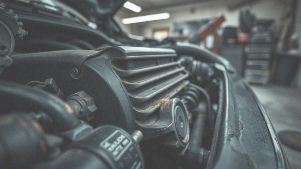 Jak wpływa rozszczelnienie chłodniczki oleju na działanie W205?