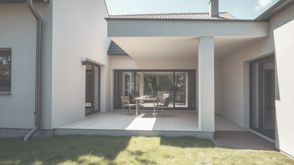 Jakie czynniki wpływają na wliczanie tarasu do powierzchni zabudowy?