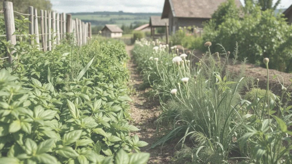 Jakie zioła są dobrymi towarzyszami czosnku?