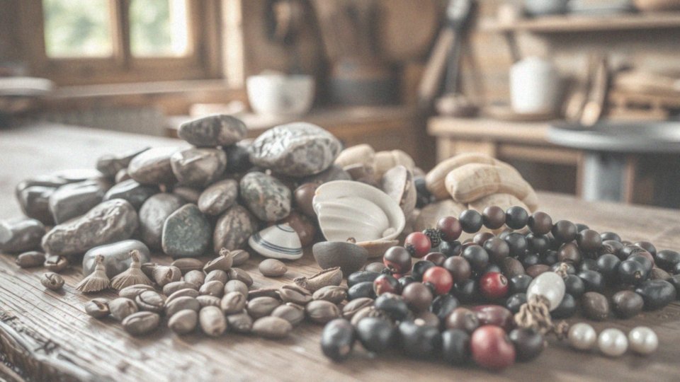 Jakie inne naturalne materiały można wykorzystać do różańca?