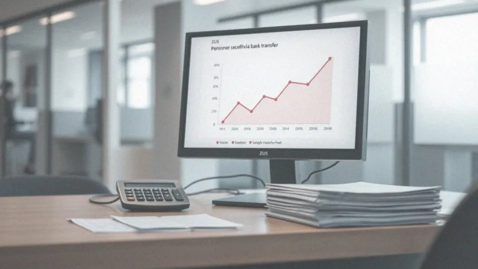 Jakie są statystyki dotyczące wypłaty emerytur na konto bankowe?