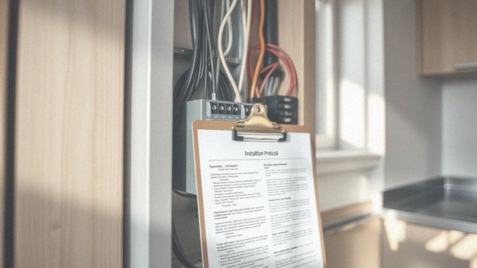 Jakie dane powinien zawierać wzór protokołu podłączenia?