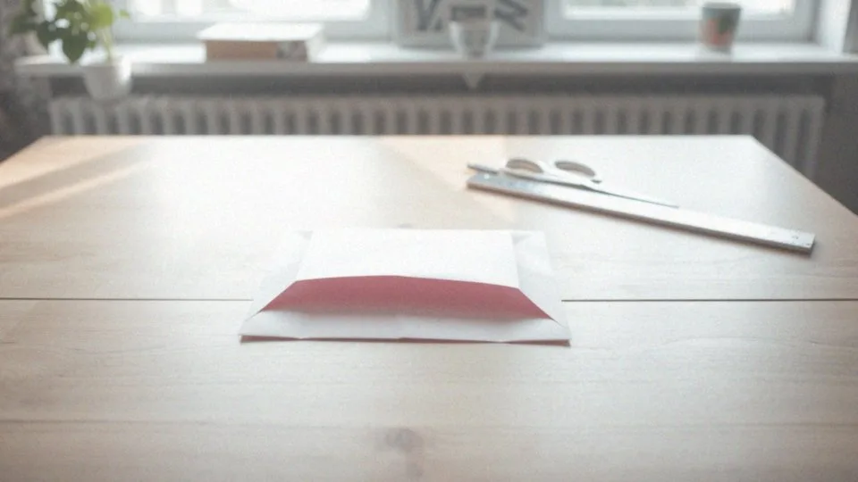 Jak przygotować papier do składania serca?