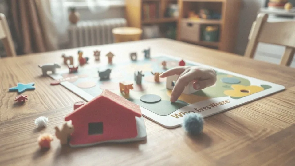 Jak gra „Kto gdzie mieszka?” wpływa na małą motorykę dziecka?