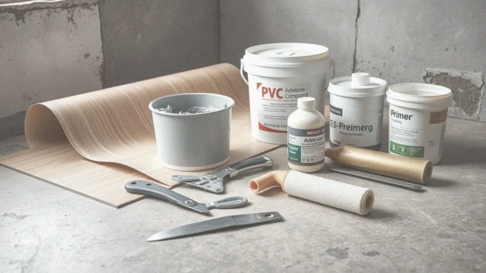 Jakie materiały są potrzebne do montażu wykładziny PCV?