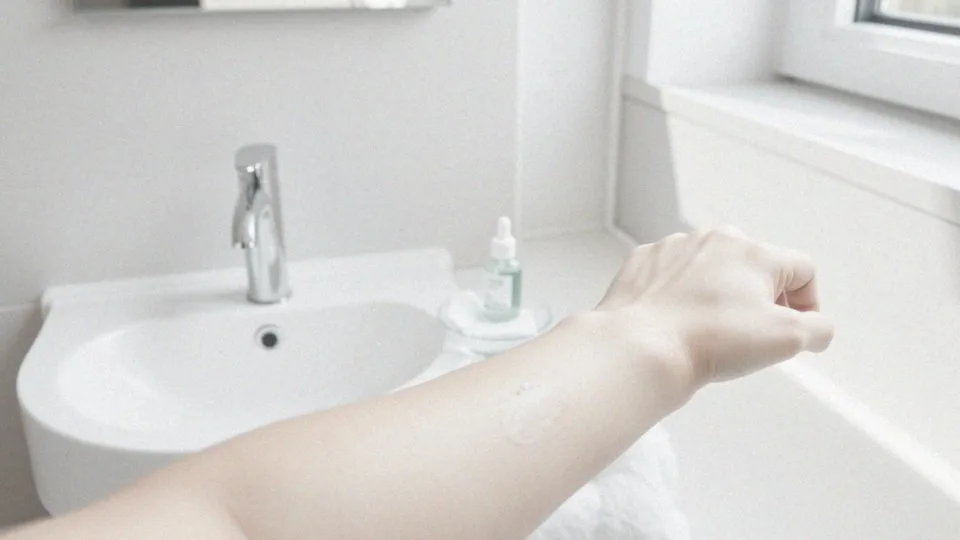 Jak wykonać test tolerancji na serum z niacynamidem?