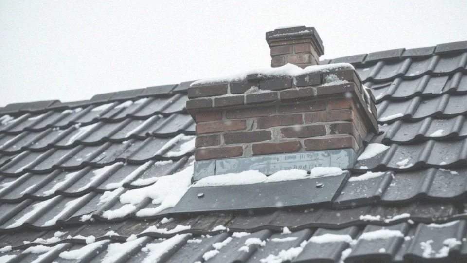 Jak zapobiegać przeciekom przy kominie w czasie deszczu i śniegu?