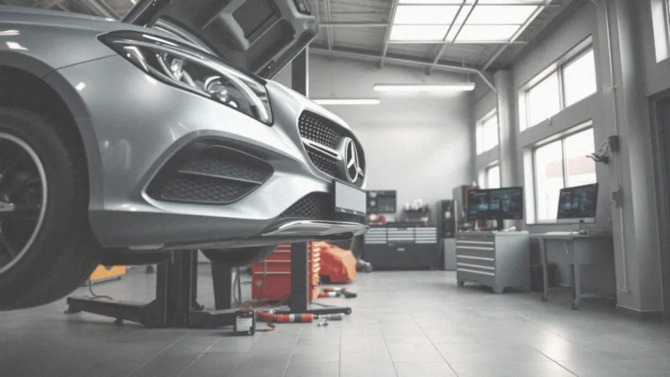 Jak porównać koszty serwisowania w ASO i w prywatnym warsztacie dla W205?