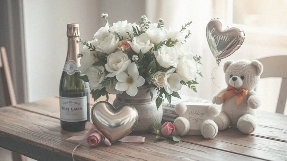 Jakie dodatki można dołączyć do bukietu na prezent ślubny?