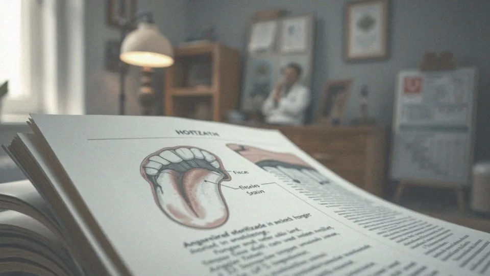 Jakie schorzenia mogą być powiązane z popękanym językiem?