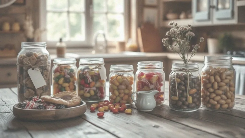 Jakie są kreatywne pomysły na użycie słoików do pakowania słodyczy?