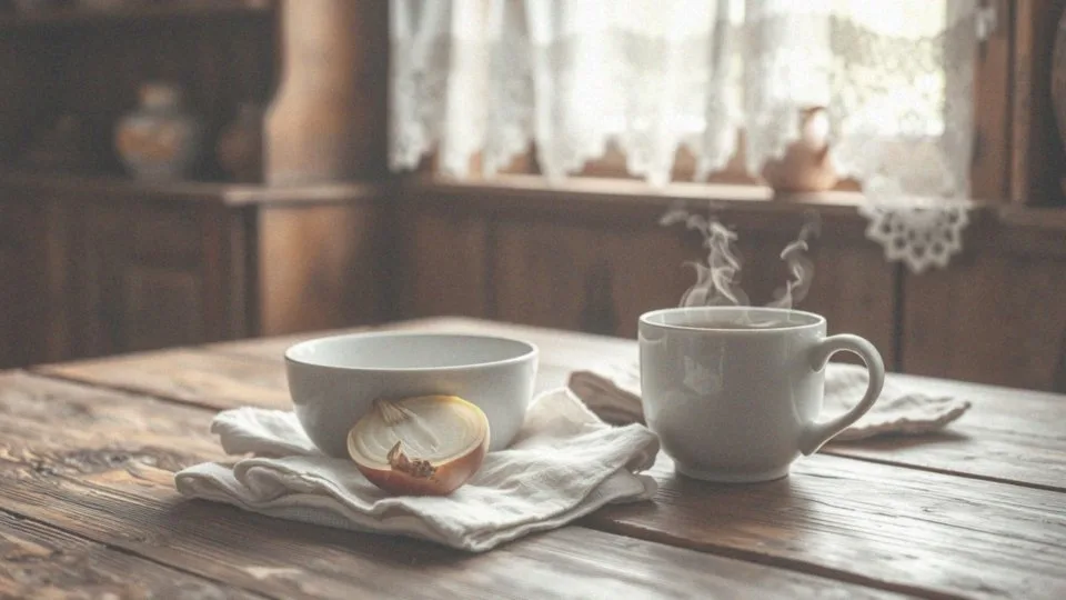 W jaki sposób okłady z cebuli wspierają walkę z zapaleniem górnych dróg oddechowych?