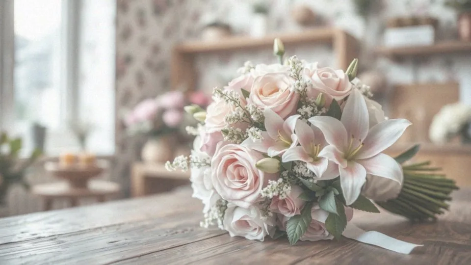 Bukiet na wesele jako prezent – idealne kompozycje dla nowożeńców