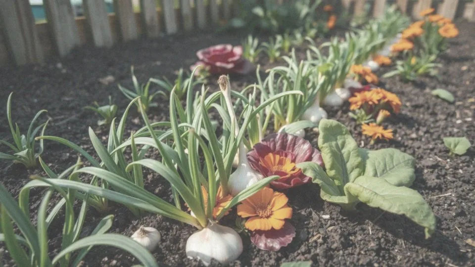 Co sadzić obok czosnku? Najlepsze rośliny towarzyszące