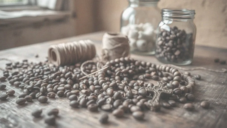 Jak zrobić różaniec z ziaren kawy? Krok po kroku do wyjątkowej pamiątki