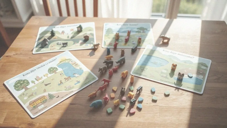 Kto gdzie mieszka? Gra z rzepami – edukacyjna przygoda dla dzieci